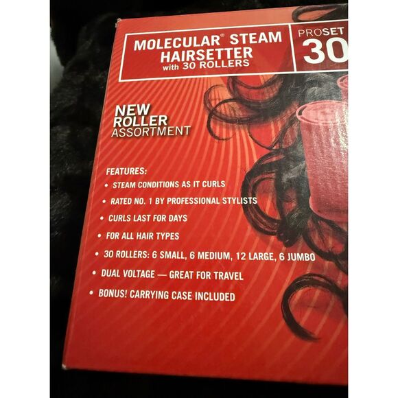 CARUSO Proset 30 Molecular STEAM SETTER ROLLERS -Dual Volts Pageant tight - Picture 2 of 7